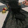 Trending Rofolo Georgette Black Saree for Women